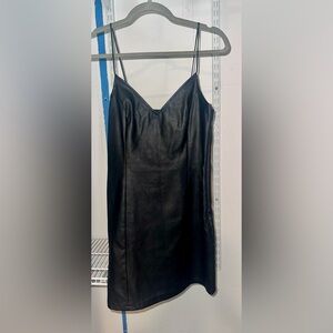 Abercrombie & Fitch size small vegan leather dress